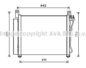 AVA QUALITY COOLING Конденсатор, кондиционер KA5158